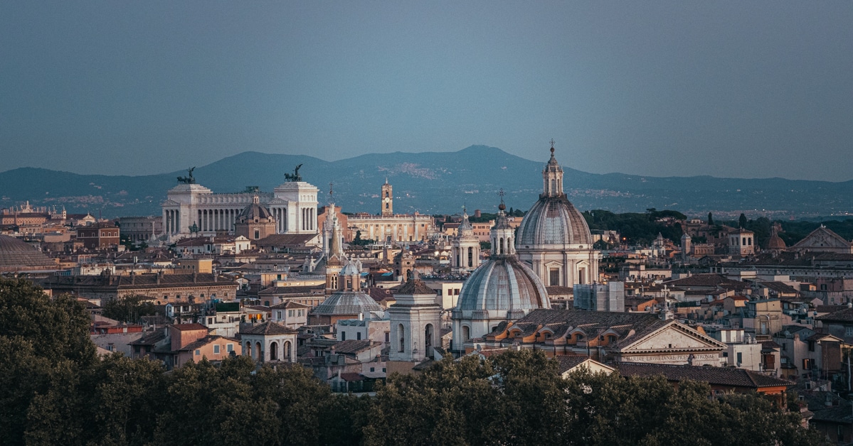 The Rome skyline