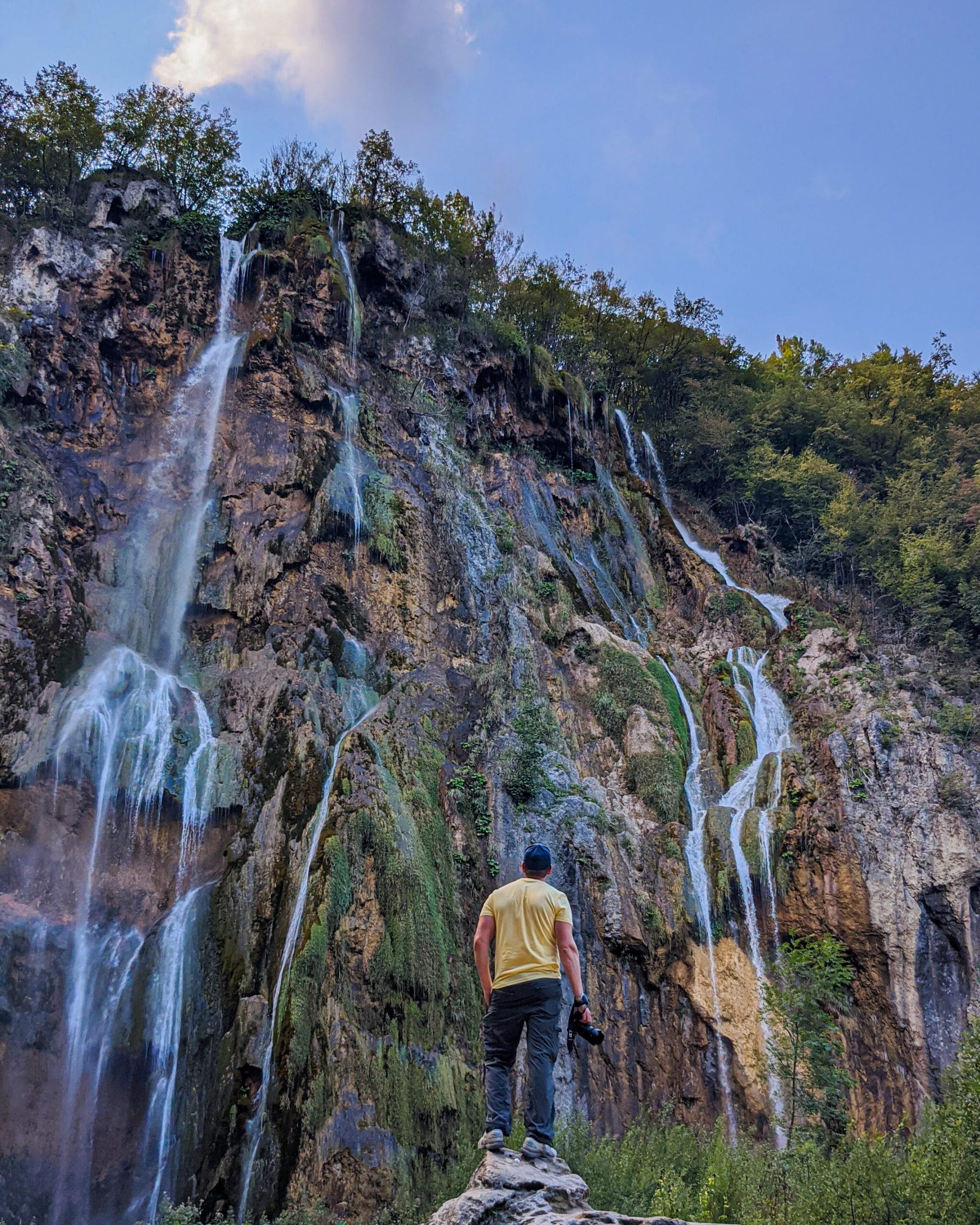 Plitvice Lakes Waterfall