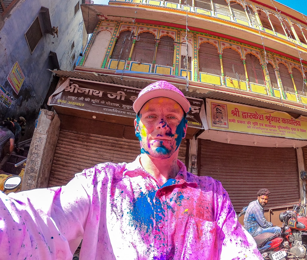 Covered in colors. How to celebrate Holi in India.