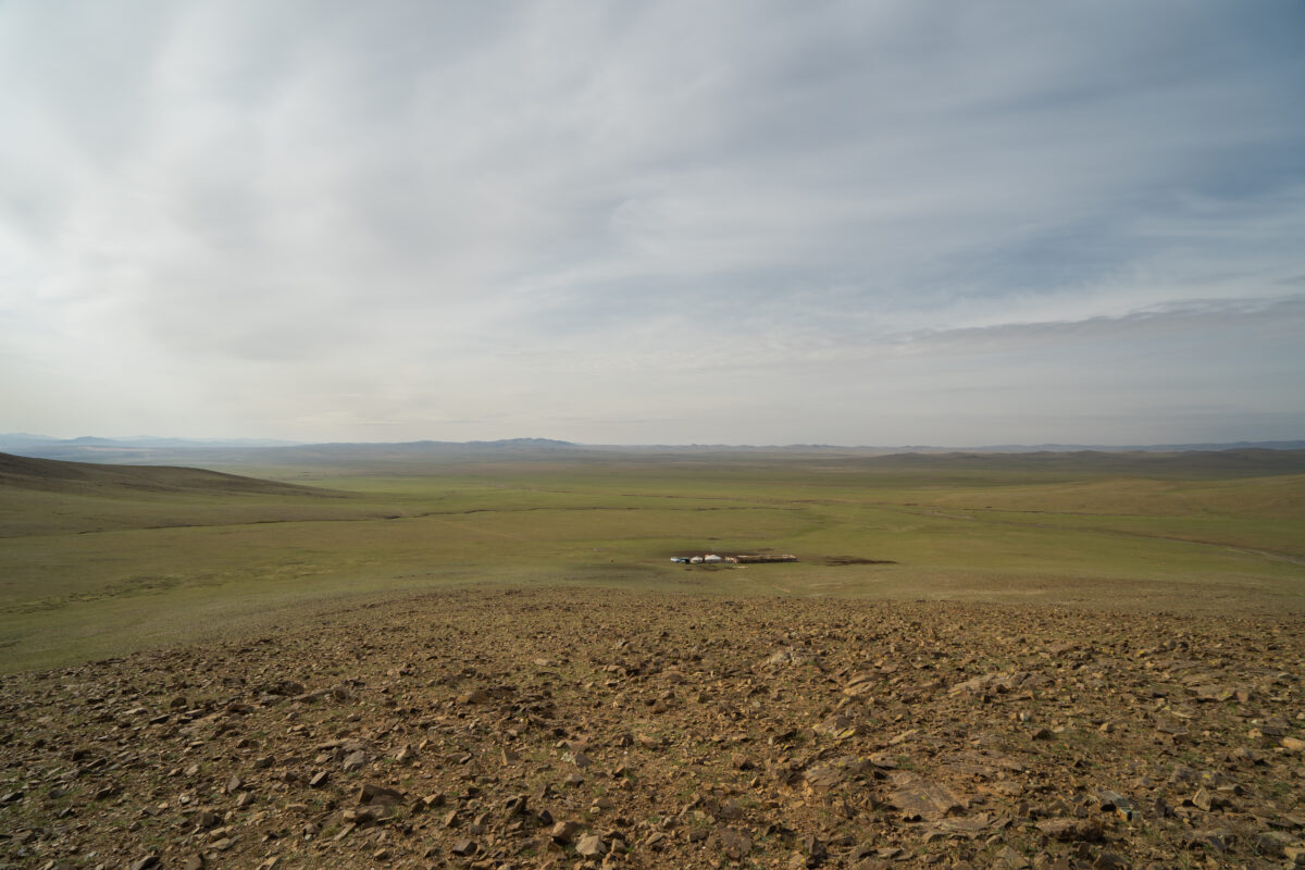 Remote Mongolian home