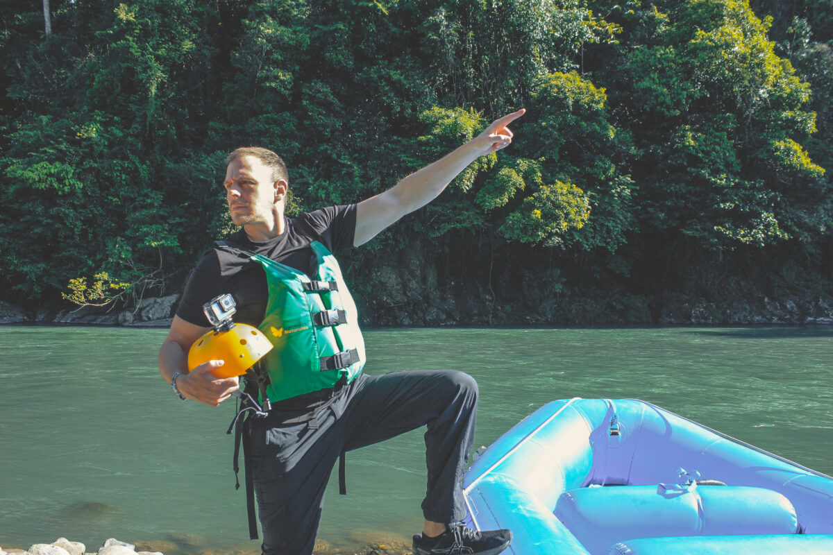 Me on the Pacuare River