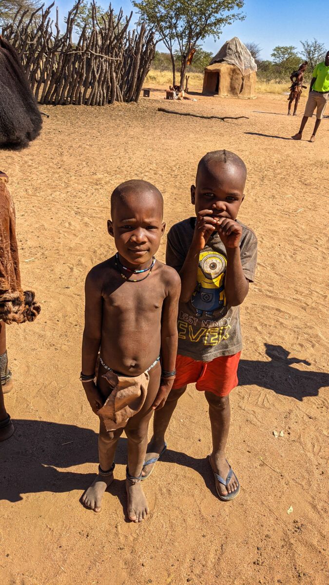 Himba children