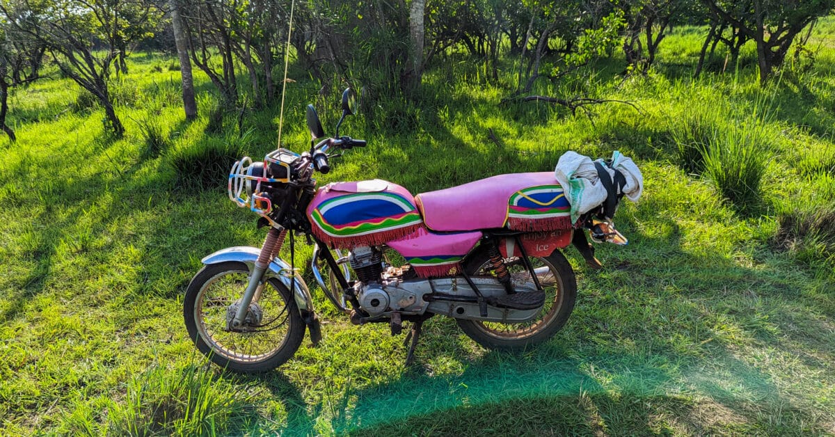 Ziwa Rhino Sanctuary Ranger's bike