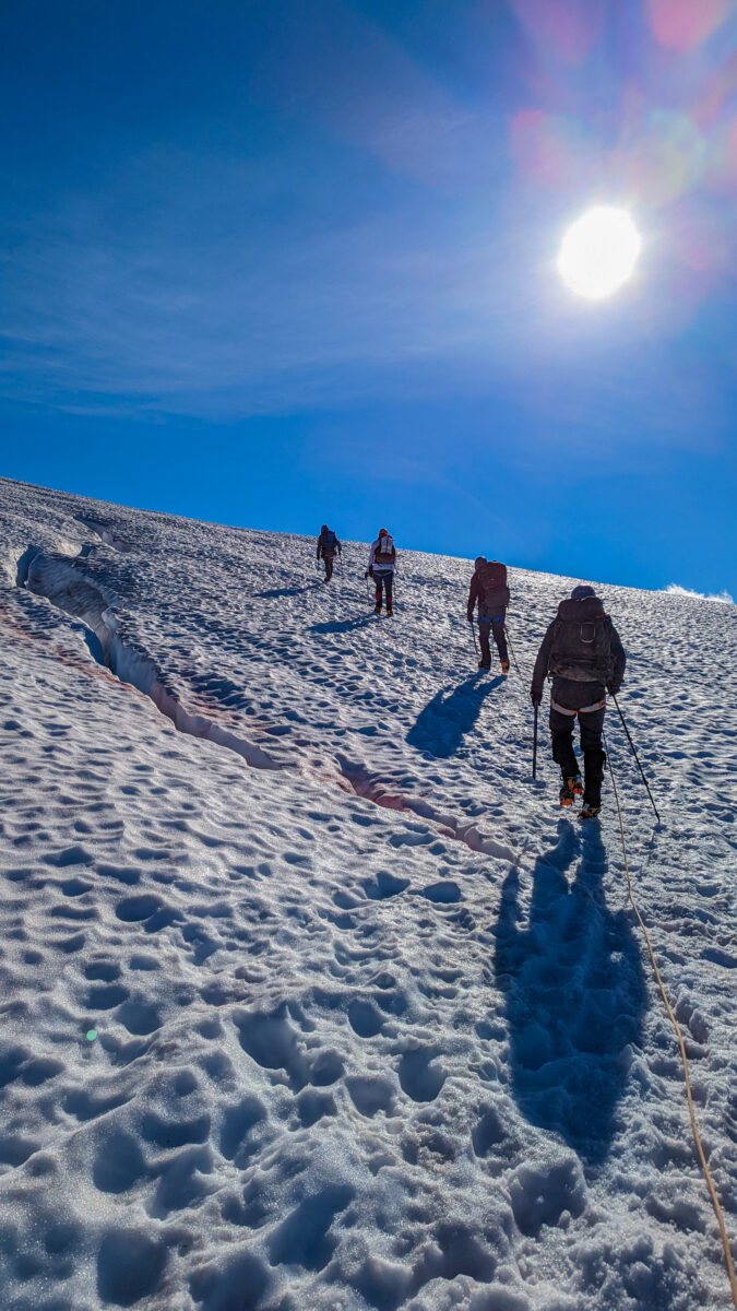 Clear skies on Mount Baker