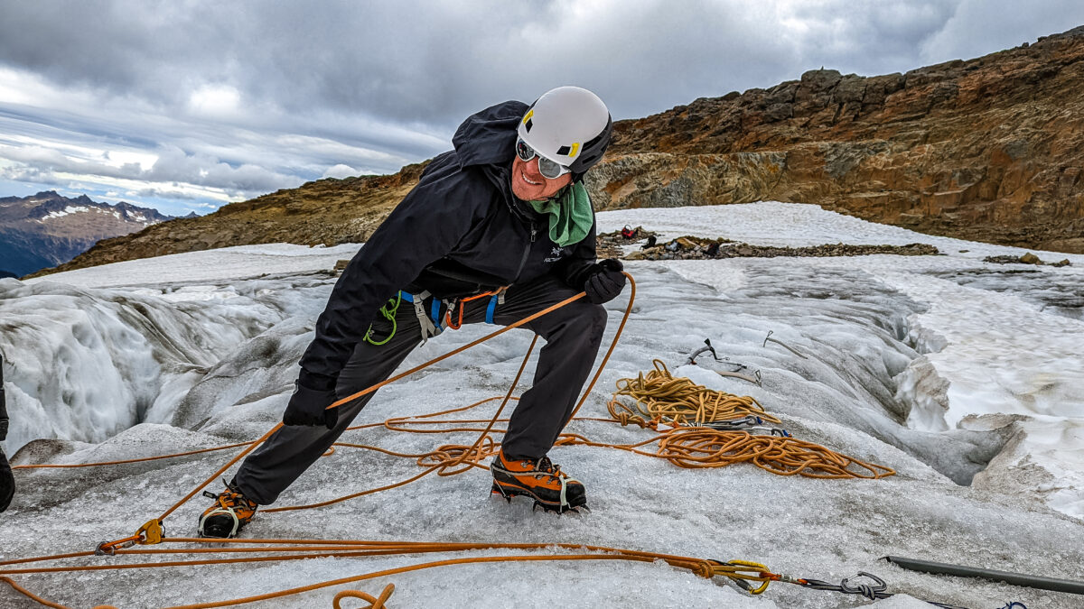 Crevasse rescue on Mount Baker