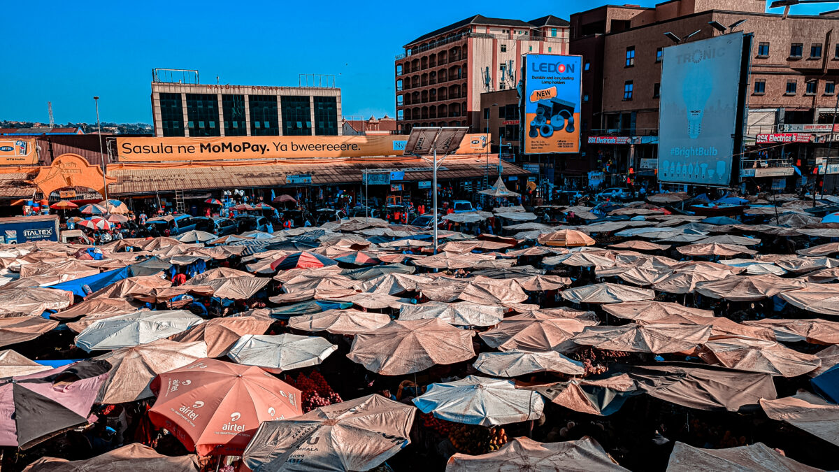 The markets of Kampala. 