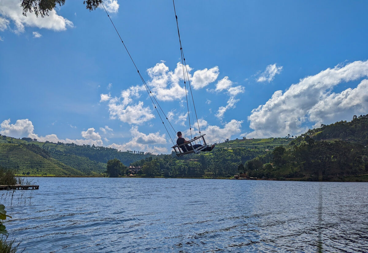 Lake Bunyonyi, Uganda swing