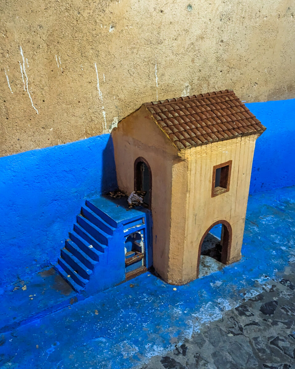 Cat house in Chefchaouen