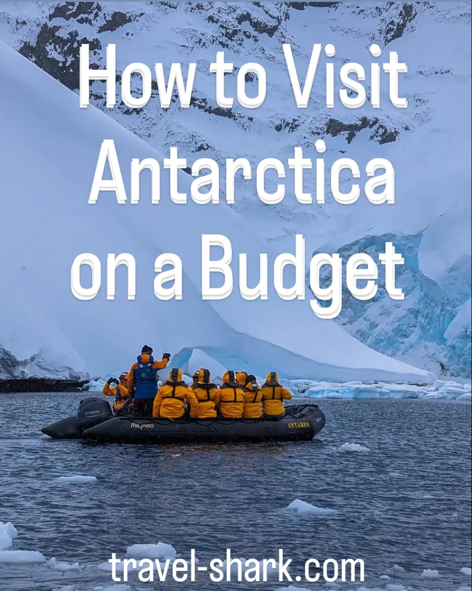 How to Visit Antarctica on a Budget. Zodiac pin.