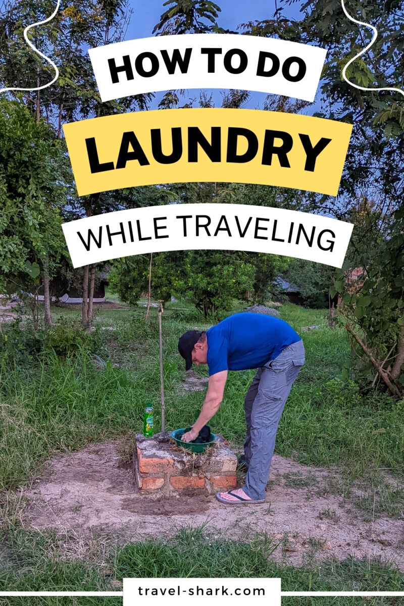 How to do laundry while traveling.