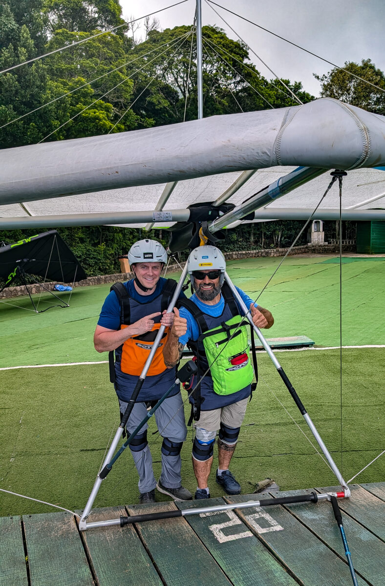 Hang gliding in Rio de Janeiro