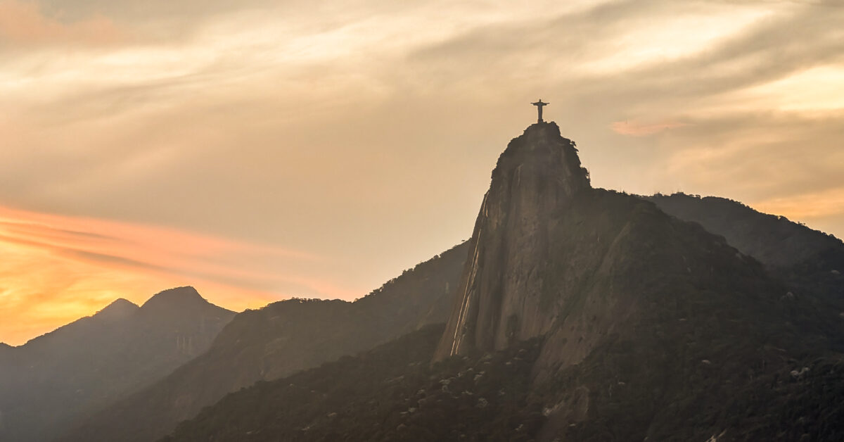 Christ the Redeemer from afar.