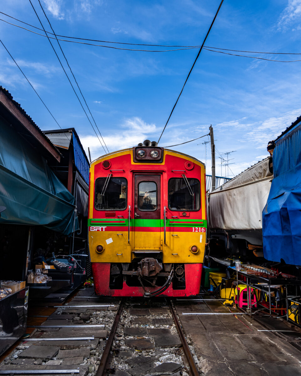 How to find the The Maeklong Railway Market 