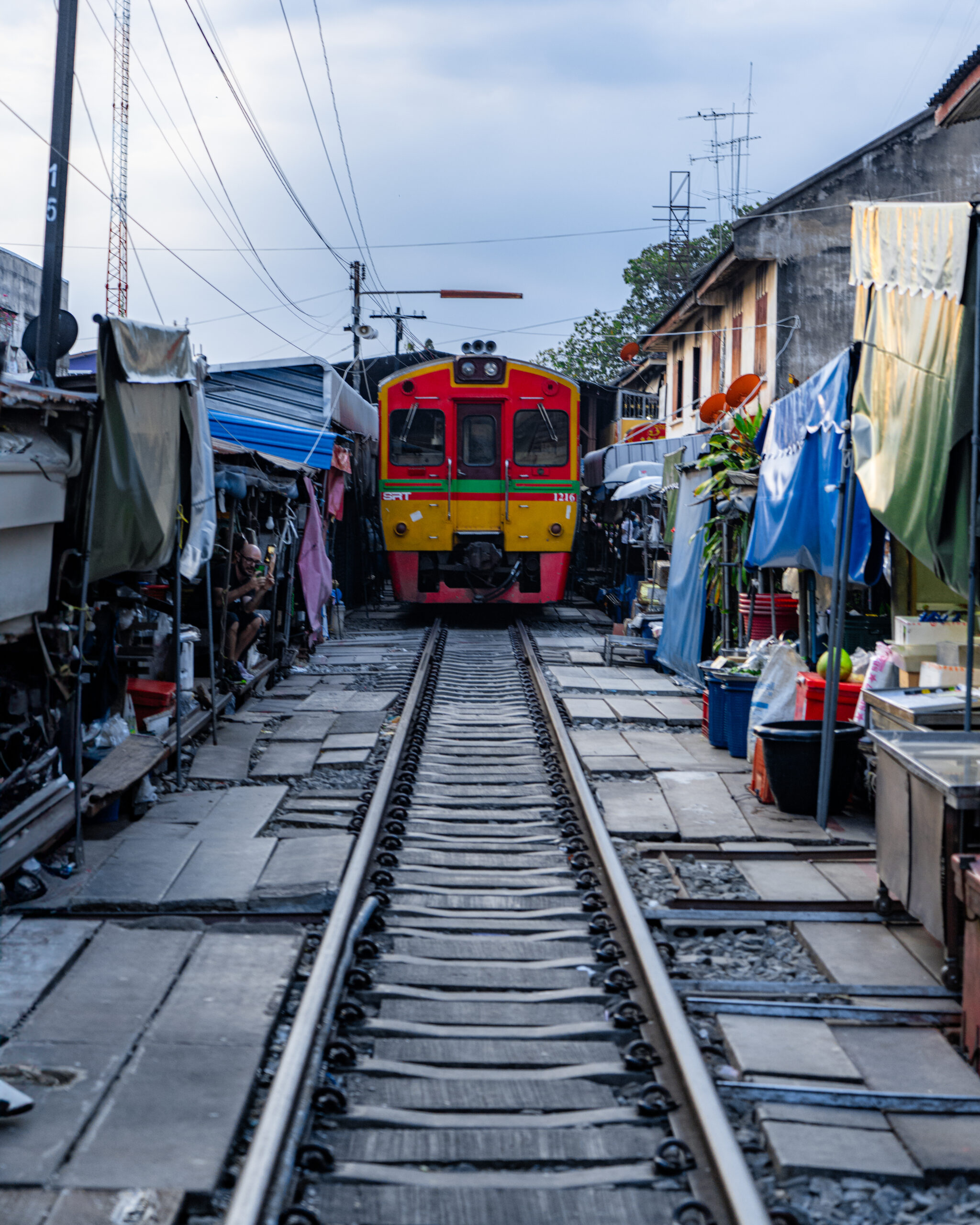 The Maeklong Railway Market Train